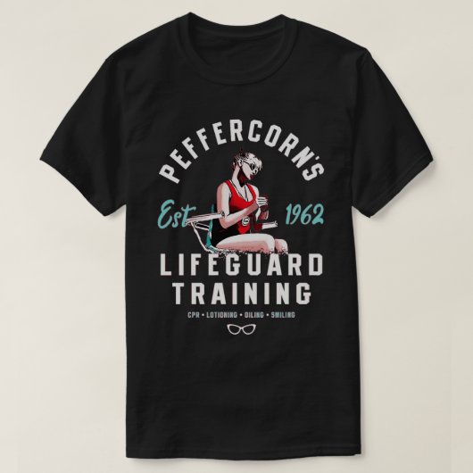 Peffercorn Lifeguard Training 1962 T-shirt (Design voorkant)