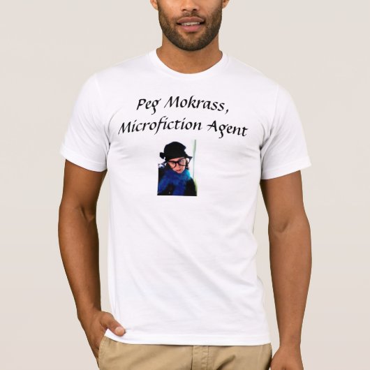 Peg Mokrass: Microficator T-shirt (Voorkant)