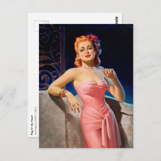 Peg O' My Heart Briefkaart (Voorkant / Achterkant)