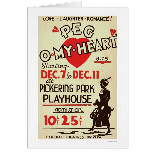 Peg Omy Heart Drama 1940 WPA (Voorkant)