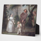 Peg Woffington als rosalind met Celia en Touchsto Fotoplaat (Zijkant)