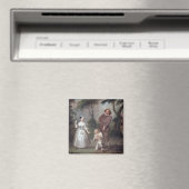 Peg Woffington als rosalind met Celia en Touchsto Magneet (Insitu (Vaatwasser))