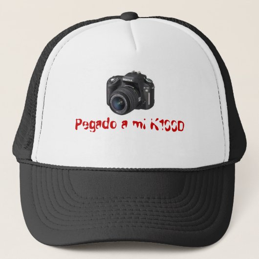 Pegado a mi K100D Trucker Pet (Voorkant)