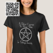 Peganistische moed in de hedendaagse samenleving t-shirt