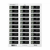 PEGASI HORSE Fantasy Retour Adreslabels Etiket (Full Sheet)