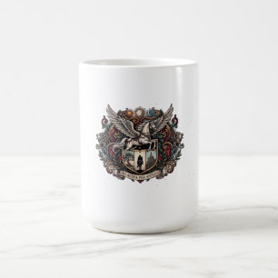 Pegasus Ad Astra Gotische Heraldische Kam Koffiemok