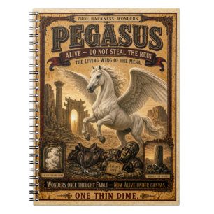 Pegasus, Antiek Circusmonster Notitieboek