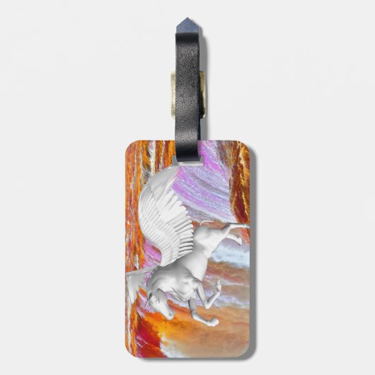 Pegasus bagagelabel (Achterkant verticaal)