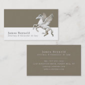 Pegasus, beoefenaar van juridische beroepen visitekaartje (Voorkant / Achterkant)