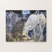 Pegasus & Black Raven Fantasy Art Puzzel (Horizontaal)