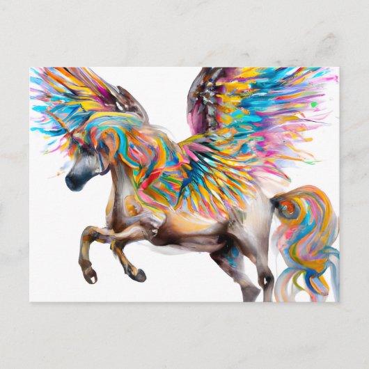 Pegasus Briefkaart (Voorkant)
