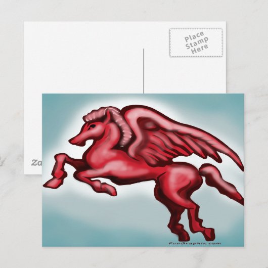 Pegasus Briefkaart (Voorkant / Achterkant)