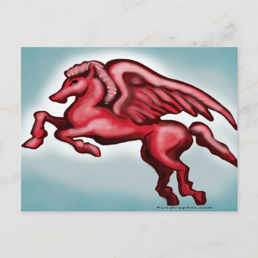 Pegasus Briefkaart (Voorkant)