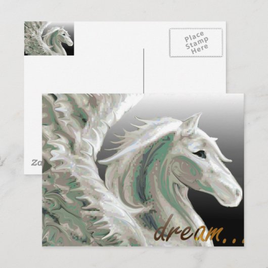Pegasus Briefkaart (Voorkant / Achterkant)