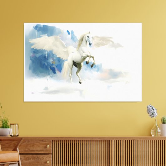 Pegasus Canvas Afdruk (Insitu (Woonkamer))