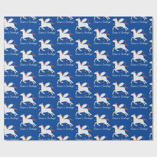 Pegasus Constellation Seasons Greetings Cadeaupapier (Vlak)
