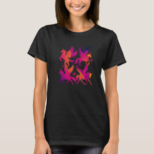 Pegasus Eenhoorns Paarden Mythische Wezens Pegasos T-shirt