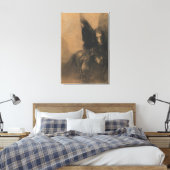 Pegasus en Bellerophon Canvas Afdruk (Insitu (Slaapkamer))