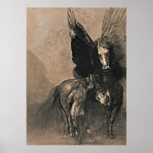 Pegasus en Bellerophon – Mythisch meesterwerk Poster