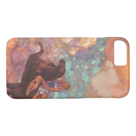 Pegasus en de Muse van Odilon Redon Case-Mate iPhone Case (Achterkant (Horizontaal))