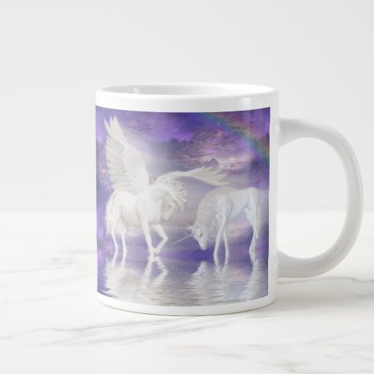Pegasus en unicorn grote koffiekop (Rechts)