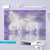 Pegasus en unicorn tissuepapier (Craft)
