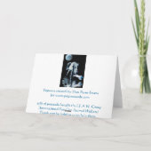 PEGASUS- EN WITTE RAVEN Collectie Feestdagen Kaart (Achterkant)