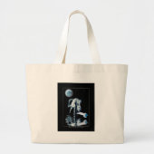 PEGASUS- EN WITTE RAVEN Collectie Grote Tote Bag (Voorkant)