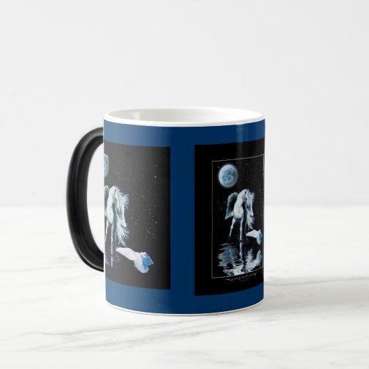 PEGASUS- EN WITTE RAVEN Collectie Magische Mok (Voorkant links)