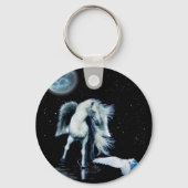 PEGASUS- EN WITTE RAVEN Collectie Sleutelhanger (Voorkant)