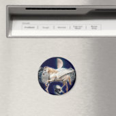 PEGASUS EN ZWARTE RAVEN MAGNEET (Insitu (Vaatwasser))