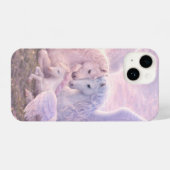 Pegasus Family Dream – Soft Fantasy Art  iPhone Hoesje (Achterkant horizontaal)