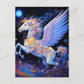 Pegasus Fantasy Art Briefkaart (Voorkant)