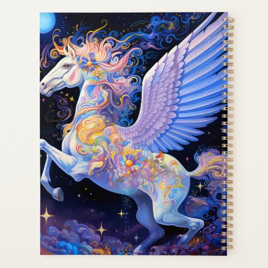 Pegasus Fantasy Art Planner (Achterkant)