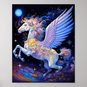 Pegasus Fantasy Art Poster