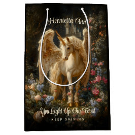  Pegasus Fantasy Forest Unicorn grillig Medium Cadeauzakje