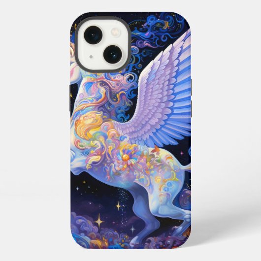 Pegasus Fantasy Kunst iPhone Hoesje (Achterkant)