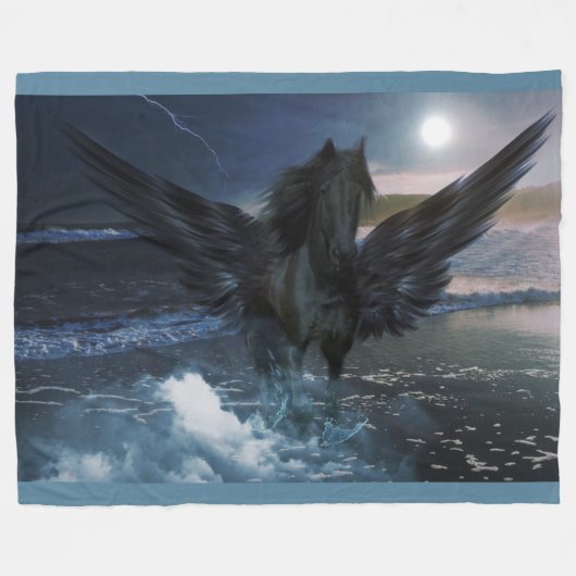 Pegasus Fantasy op Fleece Blanket (Voorkant (Horizontaal))