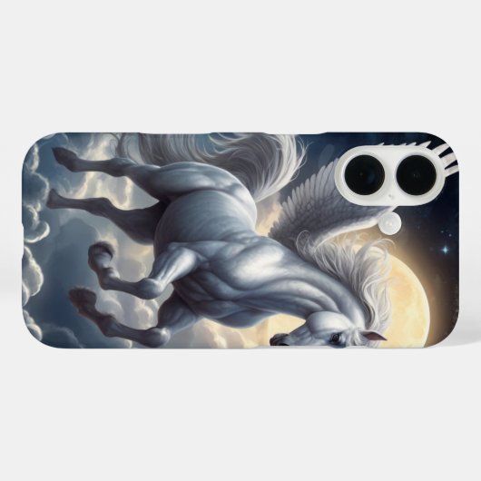 Pegasus Flight Case-Mate iPhone Case (Achterkant (horizontaal))