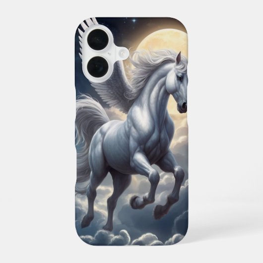 Pegasus Flight iPhone 16 Hoesje (Achterkant)