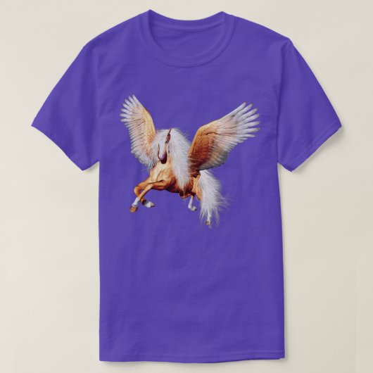 Pegasus Flying Horse Lover Pony Fantasy T-Shirt (Design voorkant)