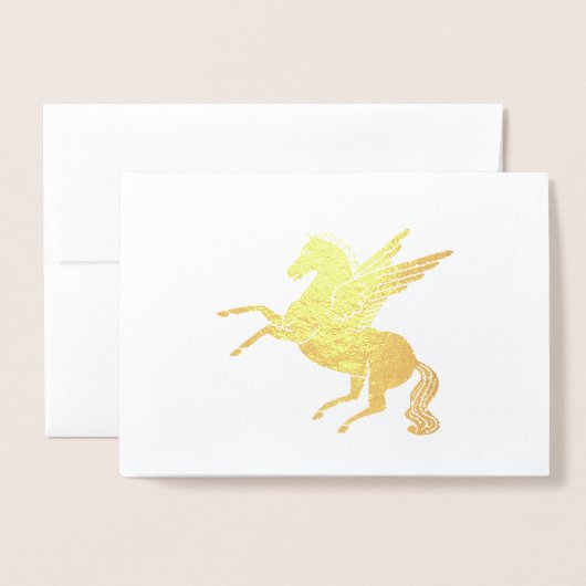 Pegasus Folie Kaarten (Voorkant met envelop)