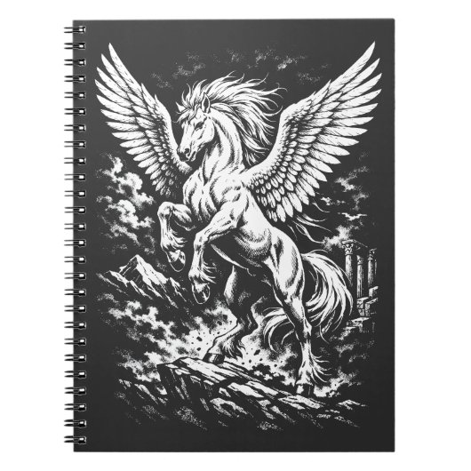 Pegasus — Gevleugelde Boodschapper van de Storm Notitieboek (Voorkant)