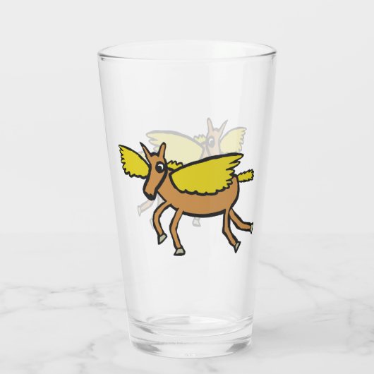 Pegasus Glas (Achterkant)
