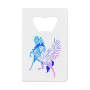 Pegasus Griekse mythologie schinged paard Creditkaart Flessenopener