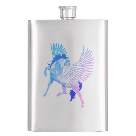 Pegasus Griekse mythologie schinged paard Flacon (Voorkant)