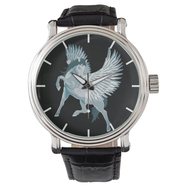 Pegasus Griekse mythologie schinged paard Horloge (Voorkant)