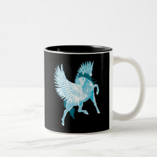 Pegasus Griekse mythologie schinged paard Tweekleurige Koffiemok