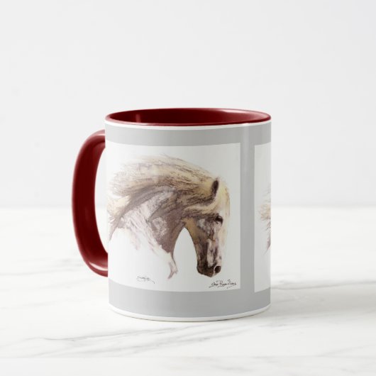 PEGASUS HENGST HORSE Fantasy Art Mok (Voorkant links)