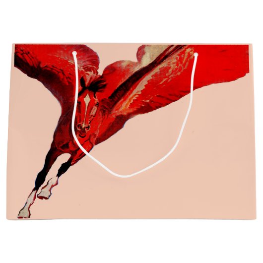 Pegasus het vliegende paard groot cadeauzakje (Voorkant)